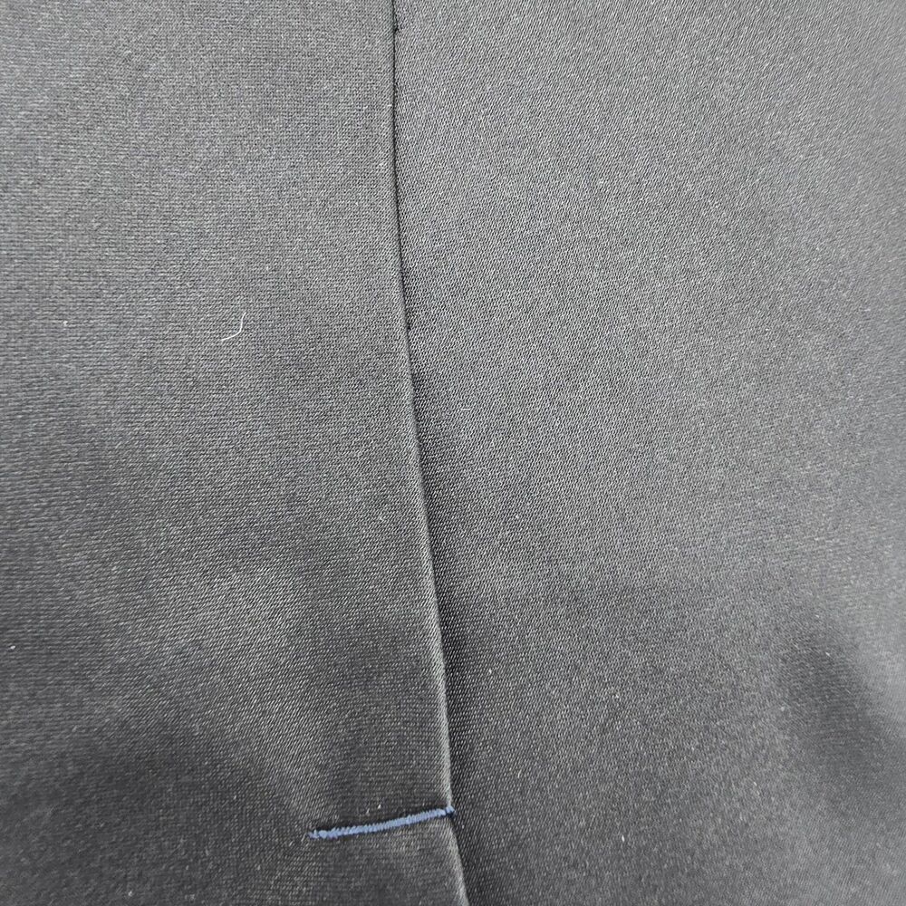 Zylos George Machado Necktie Gray Geometric Square Silk 58 X 4in Vintage - Picture 5 of 6
